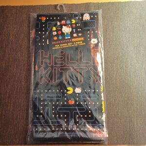 Hello Kitty With Pacman 2 Tea Towel Set